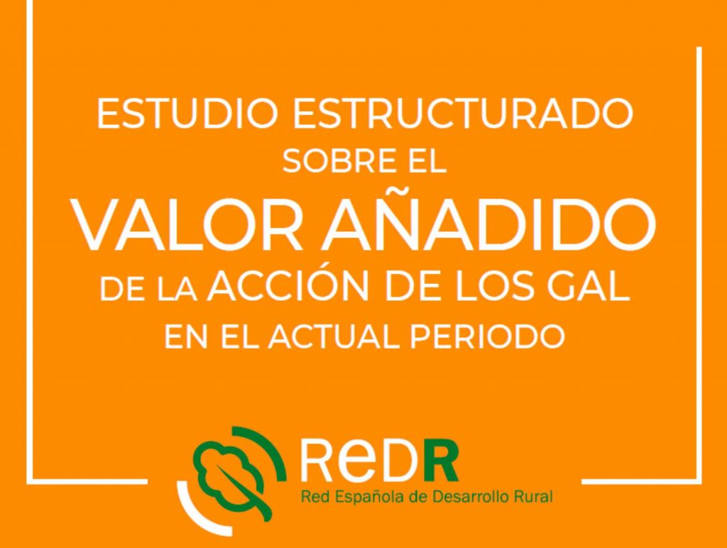Estudio Estructurado sobre el Valor Añadido de la Acción fe los Grupo de Acción Local en el Actual Periodo 2014-2020. Red Española de Desarrollo Rural
